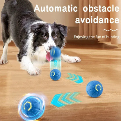 Smart Dog Toy Ball Electronic Interactive Pet Toy Moving Ball USB Automatic Moving Bouncing for Puppy Christmas gift Cat Product